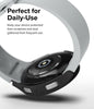 Samsung Galaxy Watch 6 40mm Case| Slim Series | Clear + Matte Black