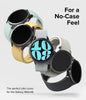 Samsung Galaxy Watch 6 44mm Case| Slim Series | Clear + Dark Chrome