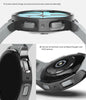 Samsung Galaxy Watch 6 44mm Case| Slim Series | Clear + Dark Chrome