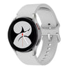 20mm Samsung Galaxy Watch 4 | NO GAP Silicone Watch Band Strap  | Official Grey