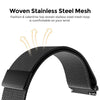 20mm Samsung Galaxy Watch 4 | Milanese Watch Band Strap  | Black