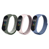 Nylon Straps | Xiaomi Mi Band 7 / 6 / 5 | Deep Olive+Pink Sand+Cape blue