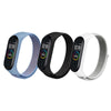 Nylon Straps | Xiaomi Mi Band 7 / 6 / 5 | Storm Grey+Cape Blue+Black Carbon