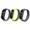 Nylon Straps | Xiaomi Mi Band 7 / 6 / 5 | Ice Blue+Bright Yellow+Grey
