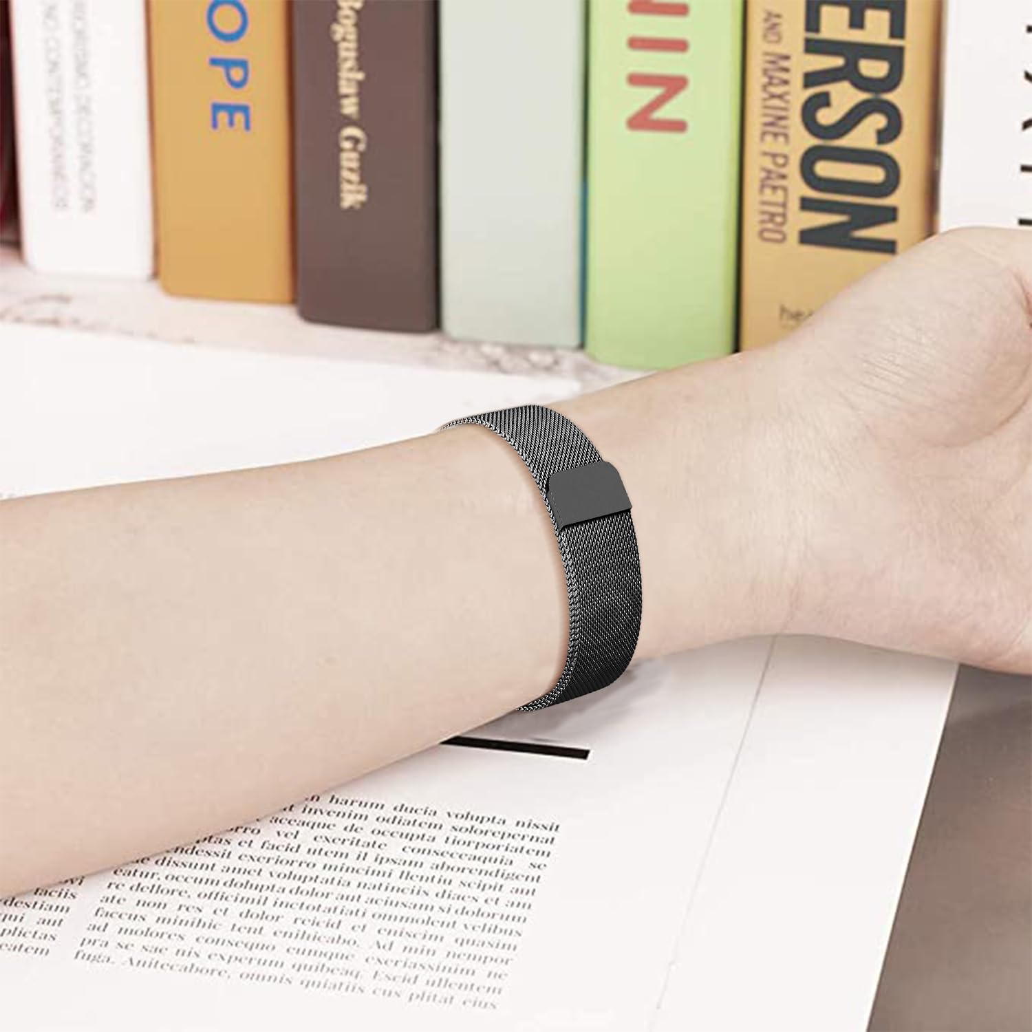 O Ozone - Redmi Watch 3 | Milanese Stainless Steel Band - Black