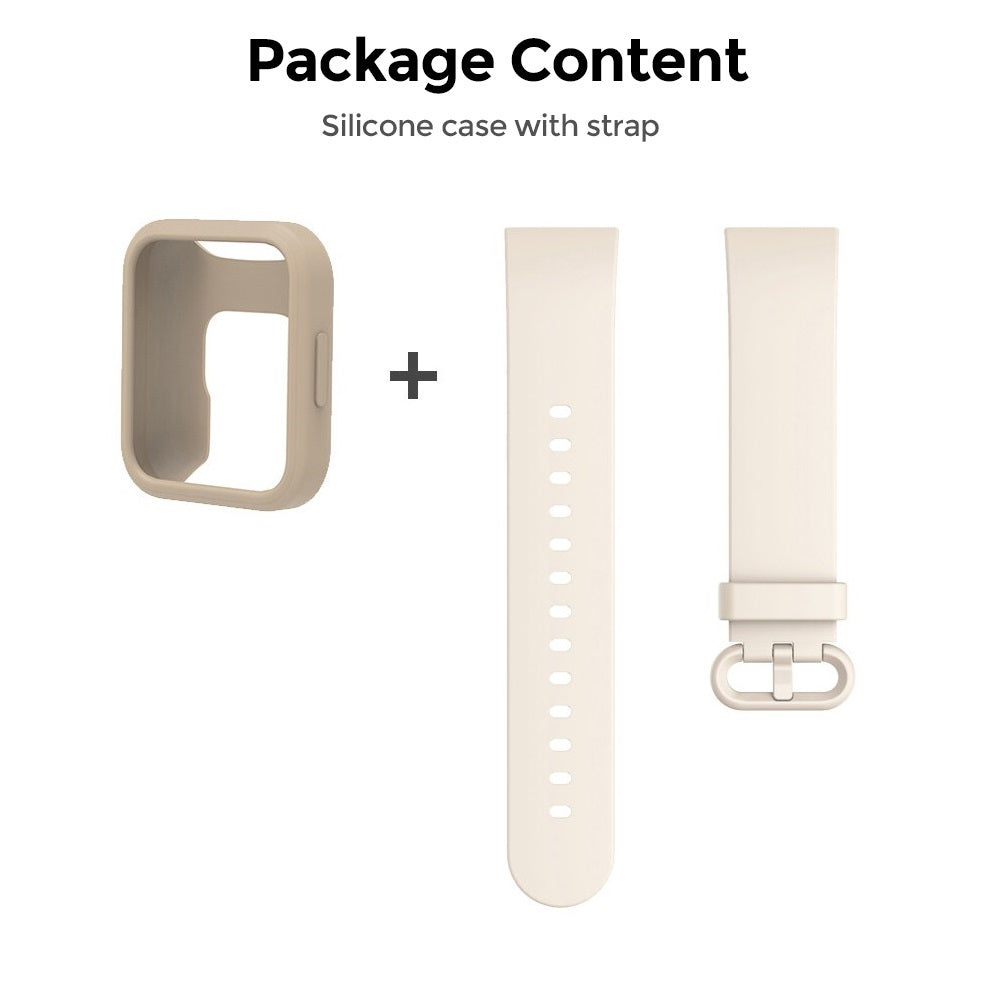 Xiaomi MI Lite /Redmi Band  | Silicone Band+Matching Case (Pack of 5) | Multicolor