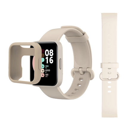 Xiaomi Redmi Watch 2 Lite Band + Watch Case| Silicone Straps Wristband Sport Band |  Beige