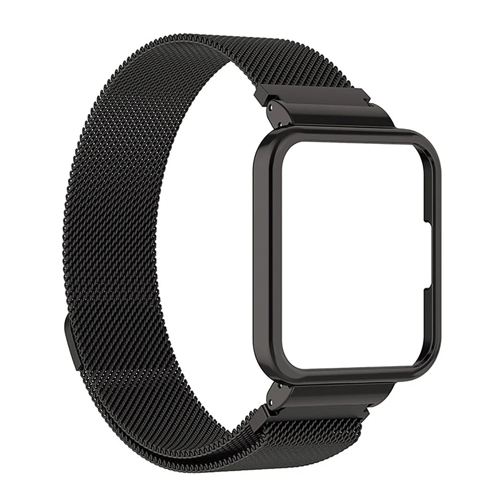 O Ozone - Redmi Watch 2 Lite /Xiaomi Mi Watch 2 Lite | Milanese Stainless Steel Band- Black