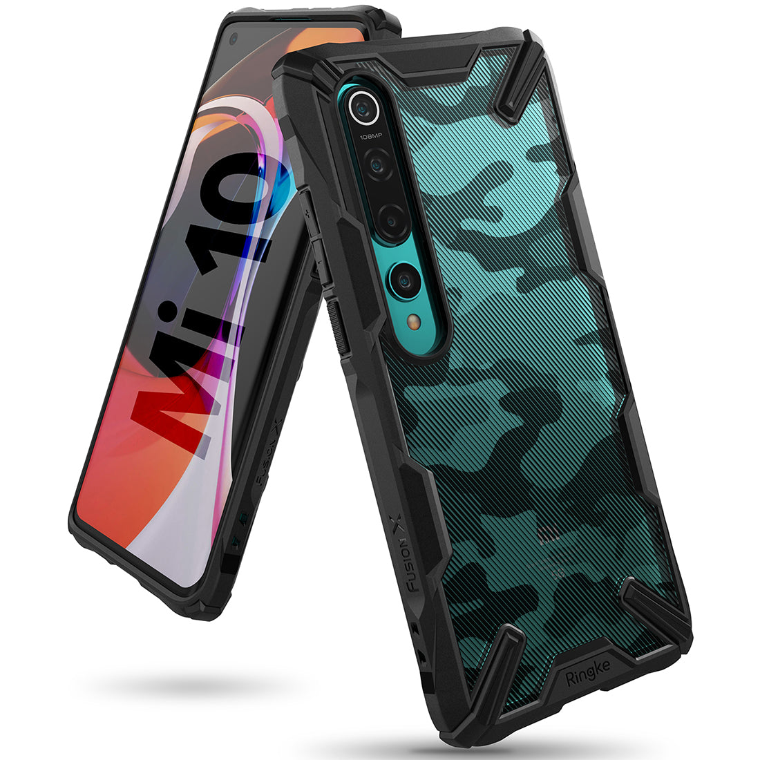 Xiaomi Mi 10 Ringke Fusion X Camo Black