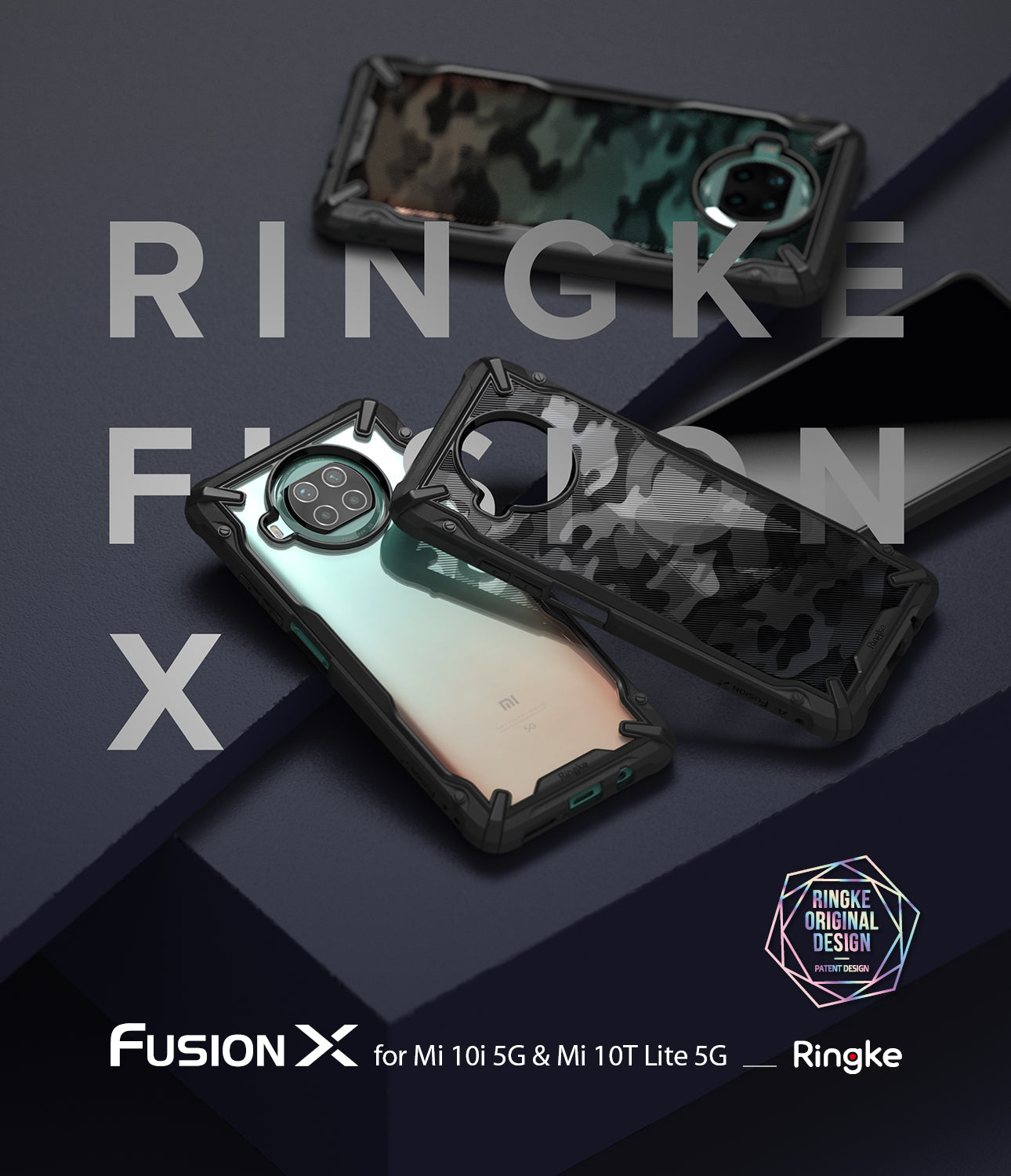 Xiaomi Mi 10i 5G Ringke Fusion X Black