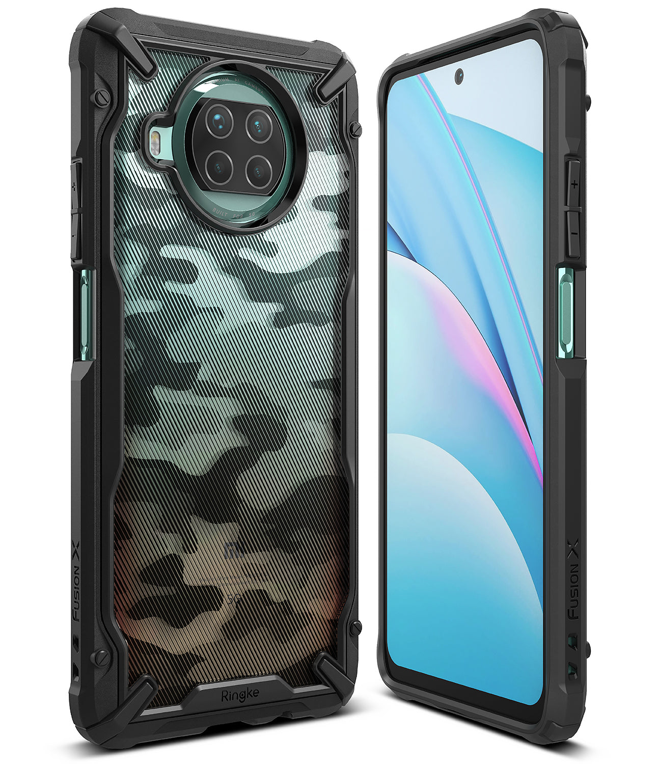 Xiaomi Mi 10i 5G Ringke Fusion X Camo Black