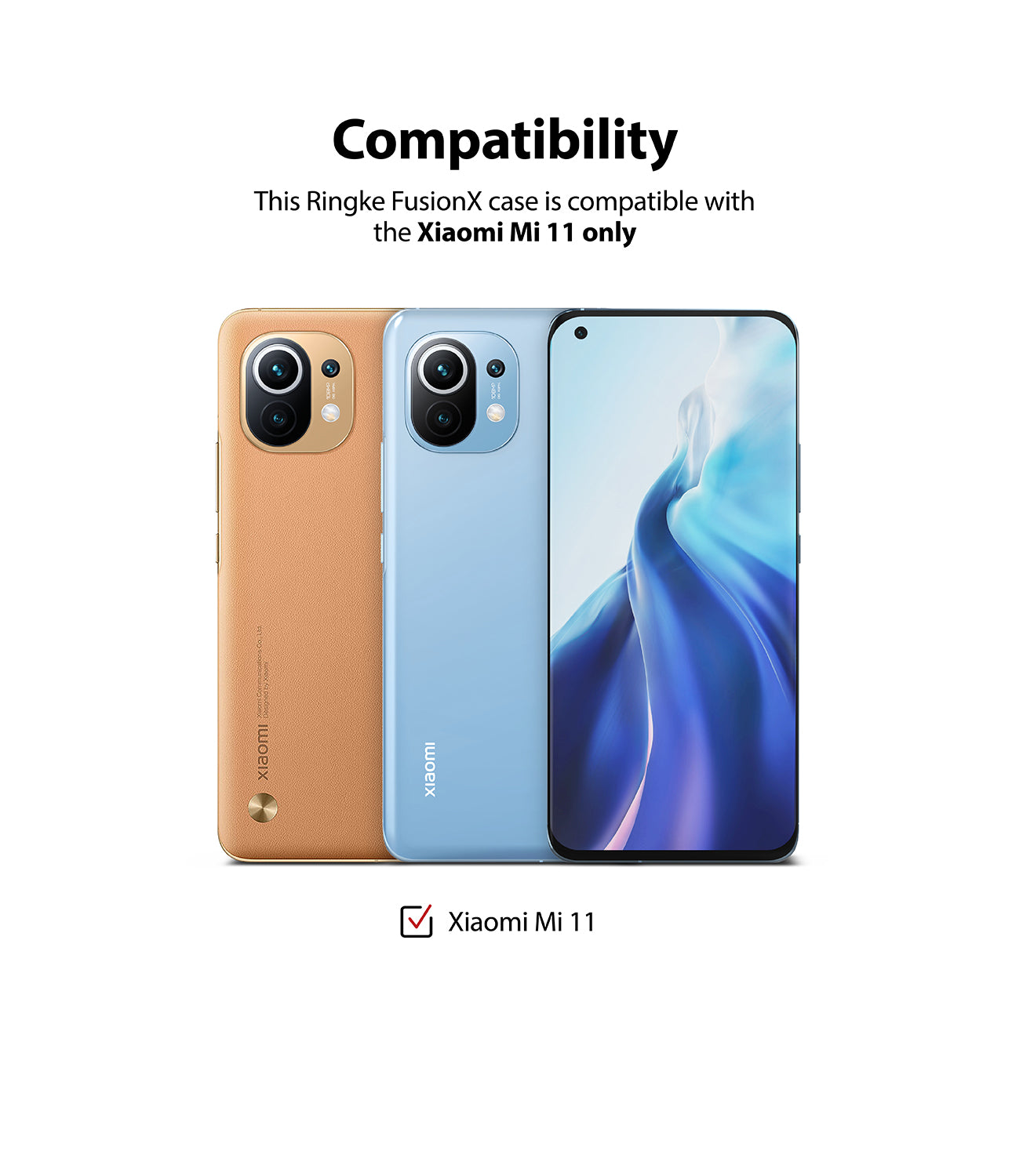 Xiaomi Mi 11 5G Ringke Fusion X Blue