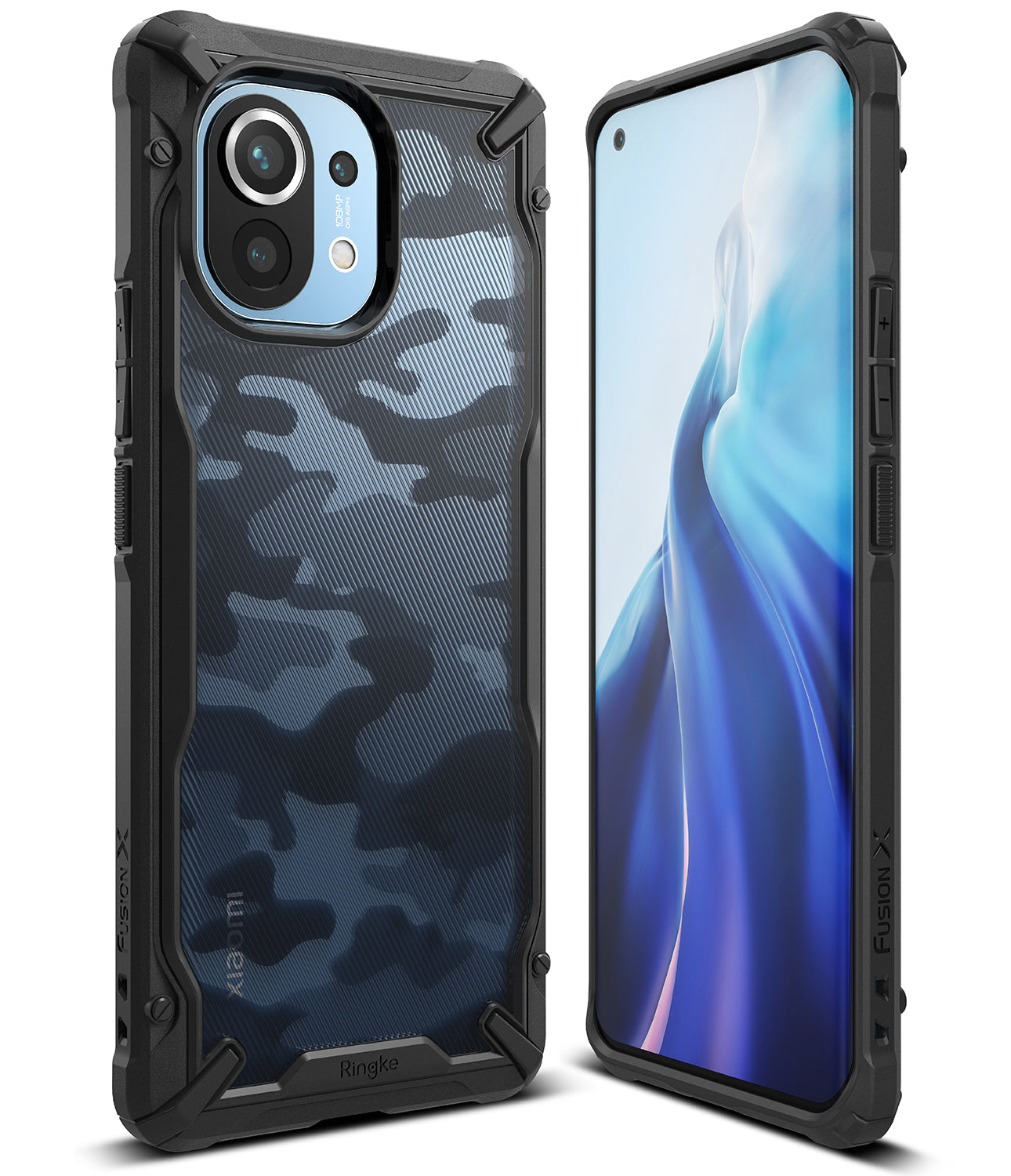 Xiaomi Mi 11 5G Ringke Fusion X Camo Black