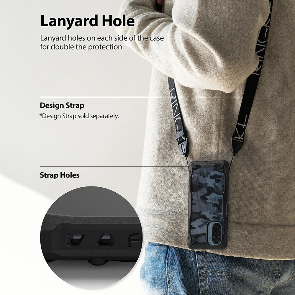 Xiaomi Mi 11i Ringke Fusion X Camo Black