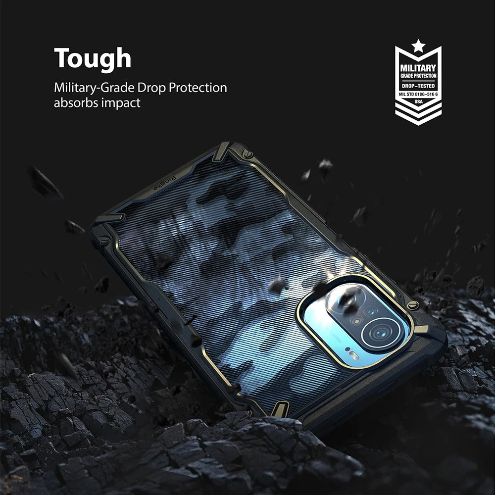 Xiaomi Mi 11i Ringke Fusion X Camo Black
