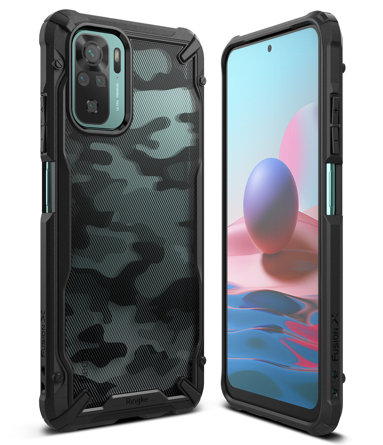 Xiaomi Redmi Note 10 / Note 10 S Ringke Fusion X Camo Black