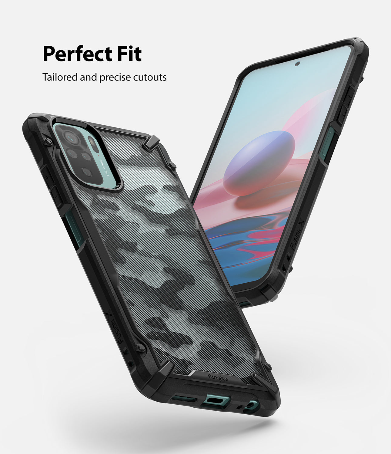 Xiaomi Redmi Note 10 / Note 10 S Ringke Fusion X Camo Black