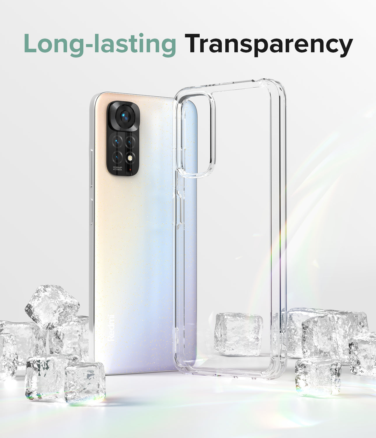 Redmi Note 11 / Note 11S (Global Ver.) Case Cover| Fusion Series| Clear