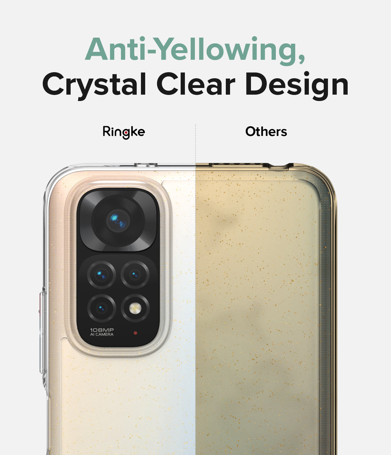 Redmi Note 11 / Note 11S (Global Ver.) Case Cover| Fusion Series| Matte Clear