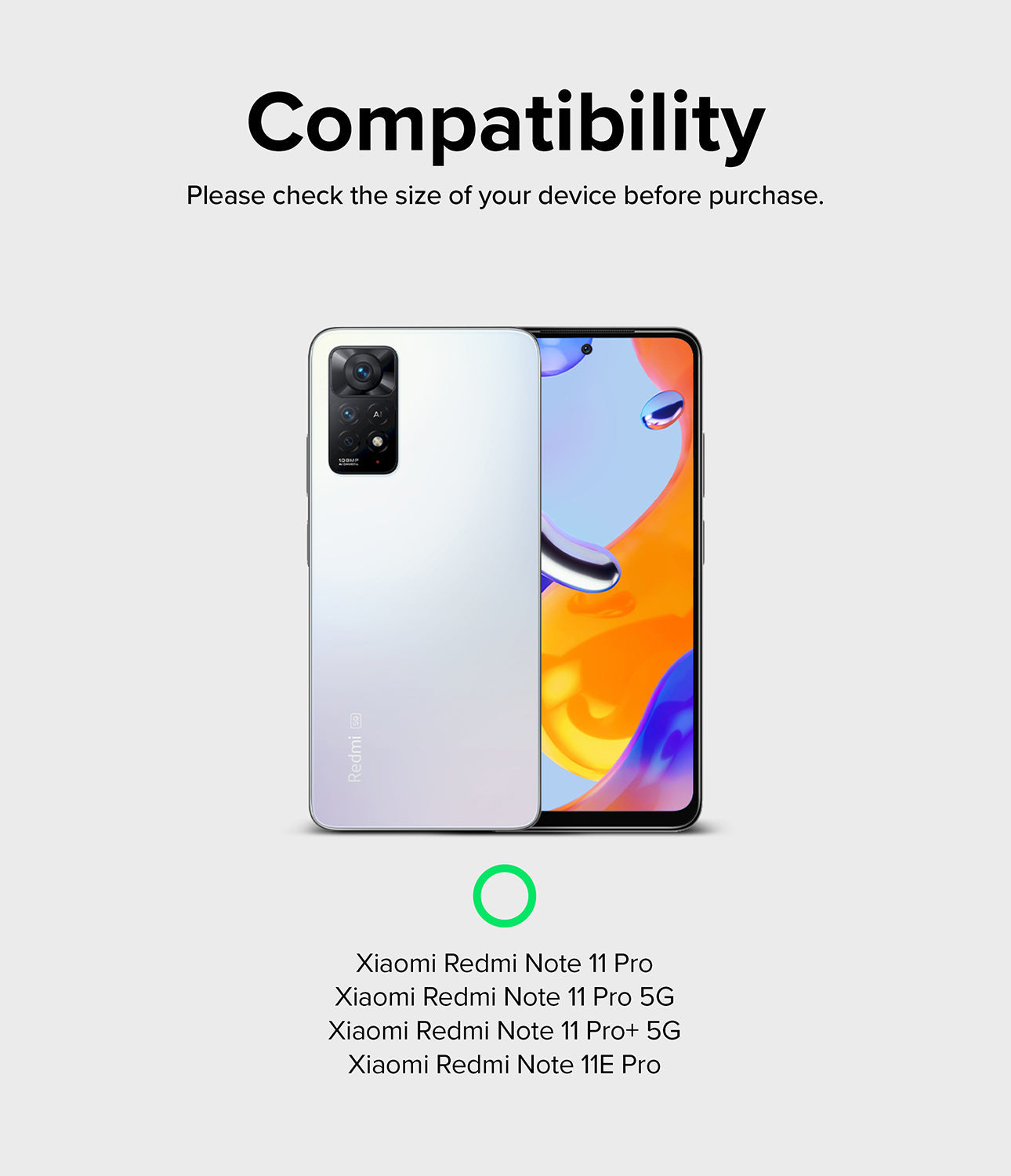 Redmi Note 11 Pro / 11 Pro 5G / 11E Pro(Global), Note 11 Pro+ 5G(India) Case Cover| Fusion Series| Matte Clear