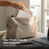 Mini Smart Projector with Android 13, 180 ANSI Lumens, 1080P Support, 2.4G/5G WiFi 6, Bluetooth 4.0, 4K Decoding, HDMI/USB/TF, Auto Keystone