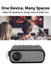 Mini LED WIFI Projector [100 ANSI Lumens] 1080P Supported Home Theater Portable Video Projector -BLACK