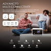 BEAM Smart Projector | 30000 Lumens | Android 12.0 | Full HD 1080P | 4K Support | Auto Focus | Dustproof LCD | 2G+32G | Screen Mirroring | 300'' Display