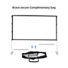 Projector Screen with Stand | 16:9 HD 4K Projector Screen Fast-Folding Projector Screen with Stand Legs and Carry Bag