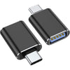USB C to USB Adapter Pack of 2, USB 3.0 Female to Thunderbolt 4/3 Adapter Compatible with MacBook Pro Air, iPad, iPhone, Galaxy Notebook&More
