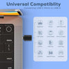 USB C to USB Adapter Pack of 2, USB 3.0 Female to Thunderbolt 4/3 Adapter Compatible with MacBook Pro Air, iPad, iPhone, Galaxy Notebook&More