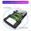 USB-A Female to USB-C Male OTG Adapter for Charging & Data Transfer for iPhone 15/16/17, MacBook, iPad, Samsung Galaxy and More Devices