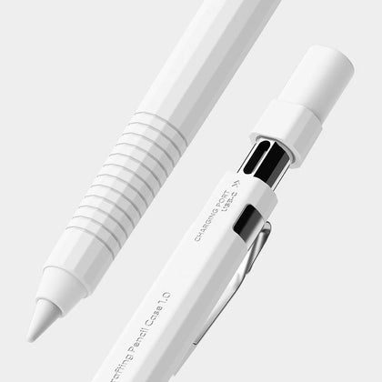 Apple Pencil USB-C Case | Silicone Drafting Pencil Case | White