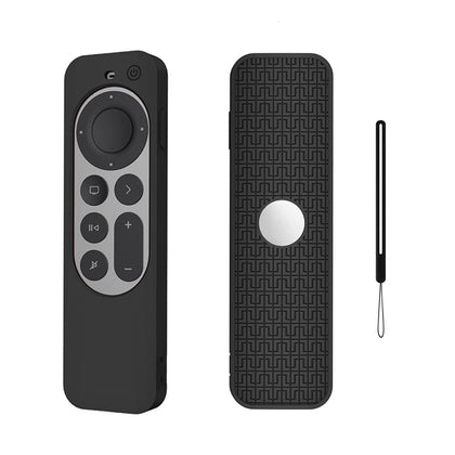 Apple TV 4K Siri Remote 2021 Anti Slip Silicone Case Cover | Black