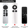 Case For Apple TV 4K Siri Remote 2021 Silicone Cover, Anti Slip Protective Case