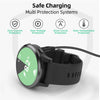 USB Charging Cable For Garmin Fenix 7/7S/7X, 6/6S/6X, 5/5S/5X, Forerunner 945/935/245, Vivoactive 3, Instinct 2 - Black- Black