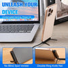 2 in 1 Invisible Holder Charger Cable Sideways Phone Charger 240W Braided Fast Charge Cable with Built-in Phone Stand, 240W Fast Charging Cable for Smartphones