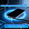 2 in 1 Invisible Holder Charger Cable Sideways Phone Charger 240W Braided Fast Charge Cable with Built-in Phone Stand, 240W Fast Charging Cable for Smartphones
