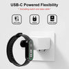 Mini USB-C Charging Adapter For Huawei Band 6, 7, 8, 9, 10, Watch Fit 1, 2, 3, Honor Band 6 and Watch ES, Compact Replacement Charger