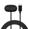 USB-C Magnetic Charging Cable Compatible For Google Fitbit Air | Portable Reinforced Replacement Charging Accessory With 3.3ft/1m Cord - Black