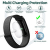 USB-C Magnetic Charging Cable Compatible For Google Fitbit Air | Portable Reinforced Replacement Charging Accessory With 3.3ft/1m Cord -White