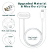 USB-C Magnetic Charging Cable Compatible For Google Fitbit Air | Portable Reinforced Replacement Charging Accessory With 3.3ft/1m Cord - Black