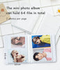 Pieces Of Moment Mini Book Album Instax Mini 7s 8 25 50s 90 / Instax SP-1/ Polaroid 64 Photos, Black)