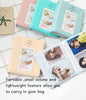 Pieces Of Moment Mini Book Album Instax Mini 7s 8 25 50s 90 / Instax SP-1/ Polaroid 64 Photos, Black)