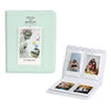 64 Pockets Photo album for with Fujifilm Instax Mini 12 11 9 8+ 8 7s 25 26 50s 70 90/ Instant Printer Film Instant Camera & Name Card- Mint Green