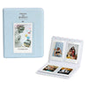 64 Pockets Photo album for with Fujifilm Instax Mini 12 11 9 8+ 8 7s 25 26 50s 70 90/ Instant Printer Film Instant Camera & Name Card- Pastel Blue