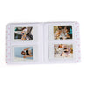 64 Pockets Photo album for with Fujifilm Instax Mini 12 11 9 8+ 8 7s 25 26 50s 70 90/ Instant Printer Film Instant Camera & Name Card- Pastel Blue