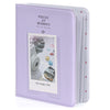 64 Pockets Photo album for with Fujifilm Instax Mini 12 11 9 8+ 8 7s 25 26 50s 70 90/ Instant Printer Film Instant Camera & Name Card- Lilac Purple