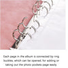 200 Pockets Lock Photo Album | Fujifilm Instax Mini 12 11 90 70 50S 26 25 9 8S 8 7S Instant Camera | Pink
