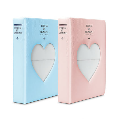 Heart Design Photo Albums (2-Pack) – Instax – Pink/Blue