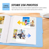 256 Pockets Photo Album for Fujifilm Instax Mini Camera | Leather Cover Photo Album | Instax Mini 12 11 9 40 90 8 7 Evo LiPlay Instant Camera | 2x3 Photo Album Book | Cyon